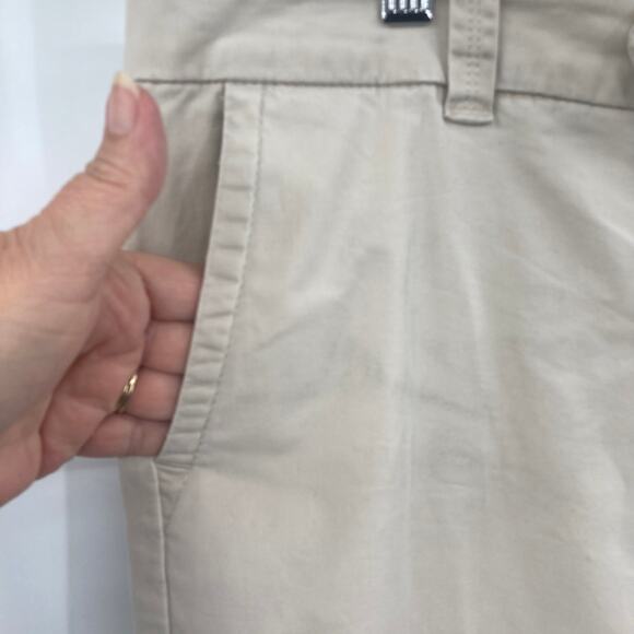 Eddie Bauer Mercer Fit Chino Khaki Pants Beige Cotton Stretch Women’s 14 - Picture 9 of 11